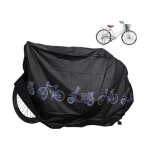 Housse de protection pour vlo - non spcifi - non spcifi - impermable - noir - 200x110 cm