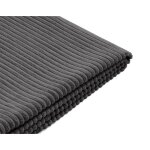 Housse en velours c�tel� pour canap� d�houssable topaze - gris