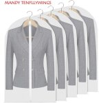 Housses de vtements - mandy tenfllywings - 5 pcs - 60x100 cm - anti poussire - impermables