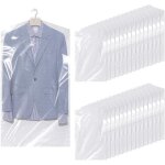 Housse de v�tement transparente en plastique 30 pi�ces - 60 x 90 cm - housse lavable - protection - protection ...