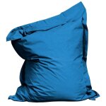 Housse vide de coussin de sol xxl bleu pacific - oviala