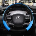 Housse de volant - citron - compatible c1 c2 c3 c4 c5 - couleur bleu - confort conducteur - accessoire ...