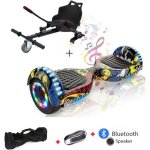 Hoverboard 6. 5 + hoverkart adjustable bluetooth + sac de transport + t�l�commande