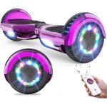 Hoverboard 6. 5 pouces electrique bluetooth led moteur puissant rose