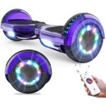 Hoverboard 6. 5 pouces electrique bluetooth led moteur puissant violet