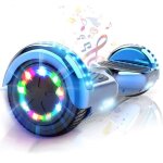 Hoverboard cool&fun pour enfant et adulte - 6. 5 pouces - bluetooth - musique / led - bleu