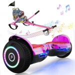 Hoverboard evercross tech 6. 3 pneus pleins tout - terrain �clairage led bluetooth auto �quilibre cadeau ...