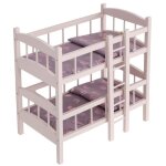 Howa lit superposé pour poupées rainbow en bois 24402 Howa lit superposé pour poupées rainbow en bois 24402