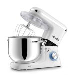 Robot patissier bol 8l howork ptrin professionnel avec crochet ptrisseur batteur plat fouet  fils ...
