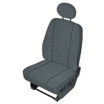 Housse de si�ge - hp autozubeh�r - polyester - gris - compatible avec volkswagen - r�sistante