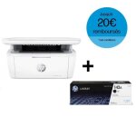 Hp laserjet m140w imprimante multifonction laser noir et blanc + cartouche toner authentique noir w142a ...