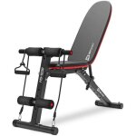 Hop - sport banc de musculation pliable complet inclinable et plat avec expandeurs hs - 1030 banc dentranemen ...