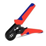 Hsc8 6 - 4a - pince  sertir - 025 - 10mm - outil de sertissage pour lectricien - rouge bleu