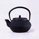 Ht 300 ml theiere bouilloire japonaise pot en fonte bouilloire en fonte avec passoire(noir) - htts823a2374 ...