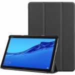 Huawei mediapad m5 lite coque 101 pouces - housse en cuir pu tui  rabat avec rveil / sommeil automatique ...