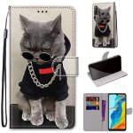 Huawei p30 lite coque beau pu cuir magn�tique flip portefeuille support porte - carte dragonne protecteur ...