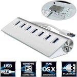 Hub 7 ports usb 3. 0 pour imac macbook macbook air macbook pro mac mini pc et ordinateurs portables