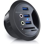 Hub de bureau encastrable usb 3. 2 gen 1 lecteur de cartes chargeur encastr� de bureau concentrateur ...
