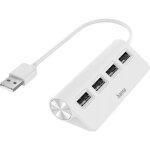 Hub usb - hama - 4 ports - usb 2. 0 - couleur blanche - 4 ports supplémentaires Hub usb - hama - 4 ports - usb 2. 0 - couleur blanche - 4 ports supplémentaires
