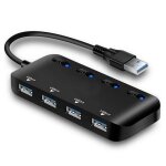 Hub usb 3. 0 multiprise multi 4 ports usb multiple ultra fin avec voyants de commutateurs dalimentation ... Hub usb 3. 0 multiprise multi 4 ports usb multiple ultra fin avec voyants de commutateurs dalimentation ...