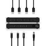 Hub usb - c - caldigit - thunderbolt 4 element - 4x thunderbolt 4 - 4x usb 3. 2 gen2 - 60w Hub usb - c - caldigit - thunderbolt 4 element - 4x thunderbolt 4 - 4x usb 3. 2 gen2 - 60w