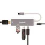 Hub usb c hdmi 4k usb 3. 0 - daffodil hub05 - adaptateur usb type c ultra hd usb 2. 0 carte sd micro ...