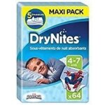 Huggies drynites couches culottes spiderman garon 4 - 7 ans x16 - lot de 4