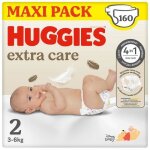 Huggies - couches extra care bb - taille 2 (3 - 6 kg) - 144 pices - maxi pack - hypoallergniques ...