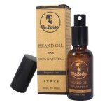 Huile barbe 100% naturelle sans parfum. avec spray! nourrit hydrate adoucit stimule la pousse et fait ...
