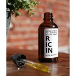 Huile de ricin 100% bio pure et naturelle soin pour cheveux cils ongles peau 50 ml biorganique Huile de ricin 100% bio pure et naturelle soin pour cheveux cils ongles peau 50 ml biorganique