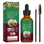 Huile de ricin naturelle pour la croissance des cheveux rehausseur de cils et de sourcils hydratant pour ...