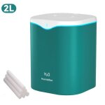 Humidificateur dair 2l veilleuse led bb 2 trous de pulvrisation silencieux pulvrisateur pratique ...