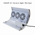 Huole�? kit ponceuse ongles �lectrique - convient pour aff�ter les ongles et les pieds - blanc argent� ...