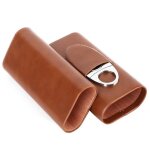 Hurrise boîte à cigares Étui à cigares en cuir portable cave à cigares doublée de bois de cèdre avec ... Hurrise boîte à cigares Étui à cigares en cuir portable cave à cigares doublée de bois de cèdre avec ...