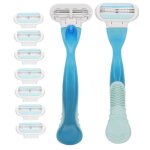 Hurrise rasoir manuel femme rasoir manuel d�pilation du corps des femmes rasoir �pilateur f�minin avec ...