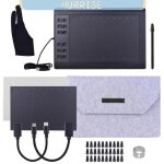 Hurrise tablette de dessin graphiques tablette de dessin graphique professionnel de 10 x 6 pouces 12 ...