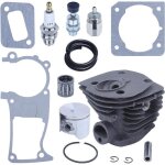 Pour husqvarna 340 345 346xp 350 351 353 pour les tron�onneuses kit de piston cylindre de 44 mm 503869971 ...