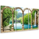 Hxa deco - decoration murale decoration chambre art mural tableau deco tableau triptyque trompe oeil ...