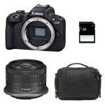 Canon eos r50 + rf - s 18 - 45mm f / 4. 5 - 6. 3 is stm + sac + carte sd 8 go