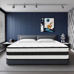 Hybride matelas 140x190 cm �paisseur 28 cm mi - ferme 7 zones ergonomiques agr�able pour la peau et respirant ...