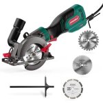Hychika scie circulaire cs - 115c 750w 3500rpm profondeur de coupe maximale 48mm (90) et 32mm (45)