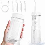 Hydropulseur buccal portable - trahoo - 4 modes - 4 buses - r�servoir 160 ml - rechargeable usb - c - ...