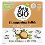 I love bio shampooing solide sos cheveux secs huile de macadamia & beurre de karit� bio 65g