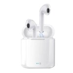 I7s set white - �couteurs sans fil bluetooth i7s tws oreillettes de sport casque avec micro pour t�l�phone ...