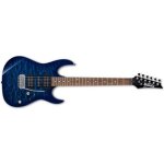 Guitare électrique - ibanez - grg - manche grx érable - table érable pommelé - couleur bleue Guitare électrique - ibanez - grg - manche grx érable - table érable pommelé - couleur bleue