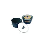 Moule  charlotte - ibili - 331118 - aluminium - 18 cm - couleur bleu