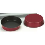 Moule à manqué - ibili - venus - 30 cm - aluminium - antiadhésif - rouge mouchété noir Moule à manqué - ibili - venus - 30 cm - aluminium - antiadhésif - rouge mouchété noir