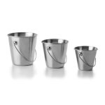 Seau - ibili - 711807 - inox - 750 cm - gris