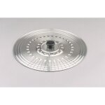 Couvercle  usage multiple en inox - ibili 714243 - 36 - 38 - 40 - 42 cm - gouttoir - anti - vapeur
