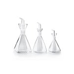 Ibili 746902 huilier pyramidal verre transparent 7 x 7 x 16 cm